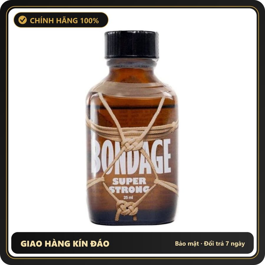 Popper Chính Hãng Tăng Cảm Xúc Cho Cuộc Yêu Popper Bondage Super Strong 25ml - Snapshop Chính Hãng