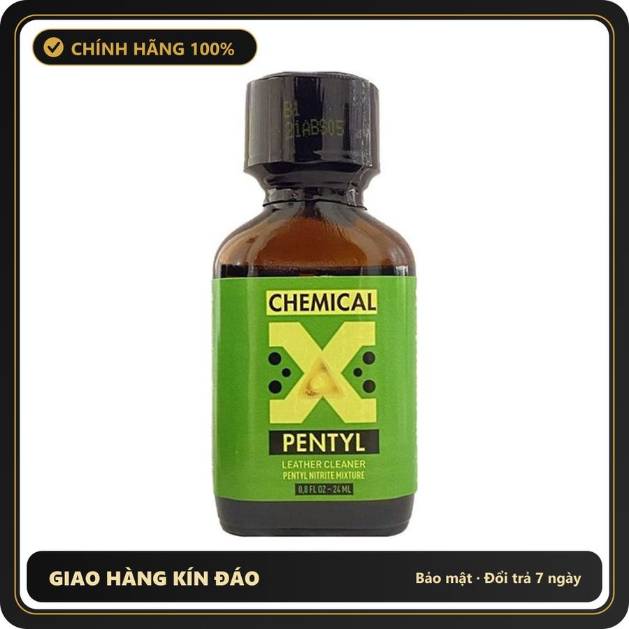 Popper Chính Hãng Tăng Cảm Xúc Cho Cuộc Yêu Popper Chemical X 24ml - Snapshop Chính Hãng