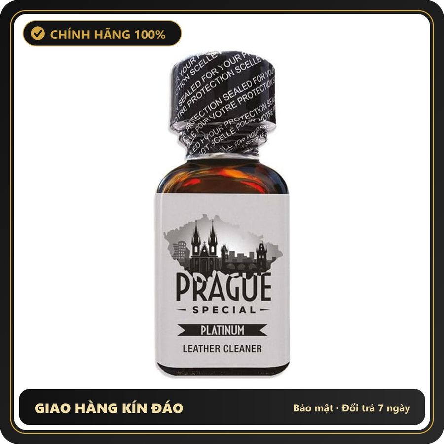 Popper Chính Hãng Tăng Cảm Xúc Cho Cuộc Yêu Popper Prague Special Platinum 25ml - Snapshop Chính Hãng