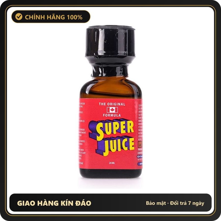 Popper Chính Hãng Tăng Cảm Xúc Cho Cuộc Yêu Popper Super Juice 24ml - Snapshop Chính Hãng