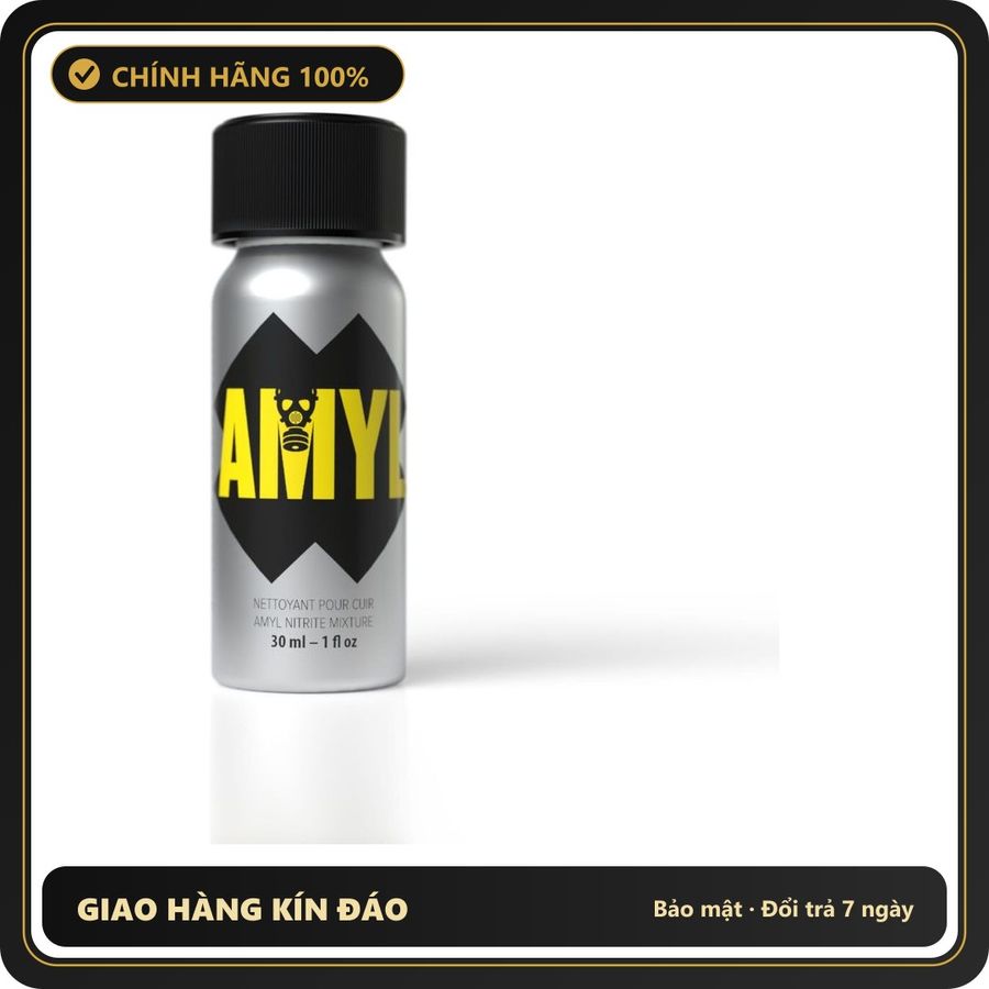 Tinh Dầu Hít Thư Giãn Dành Cho Người Lớn Popper Amyl (Metal) 30ml - Snapshop Chính Hãng