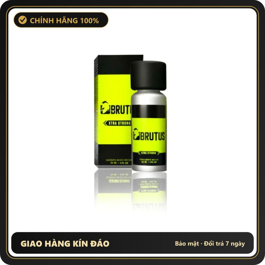 Popper Chính Hãng Tăng Cảm Xúc Cho Cuộc Yêu Brutus Poppers 24ml - Snapshop Chính Hãng