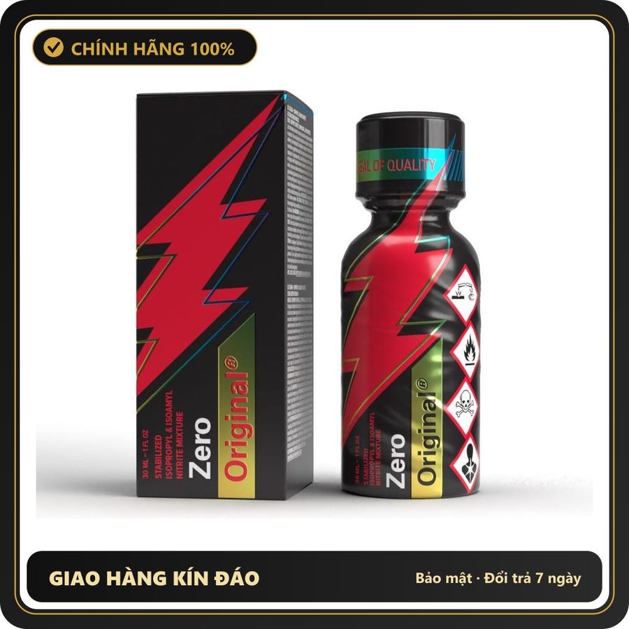 Popper Chính Hãng Tăng Cảm Xúc Cho Cuộc Yêu Popper ⚡Original Zero⚡30ml - Snapshop Chính Hãng
