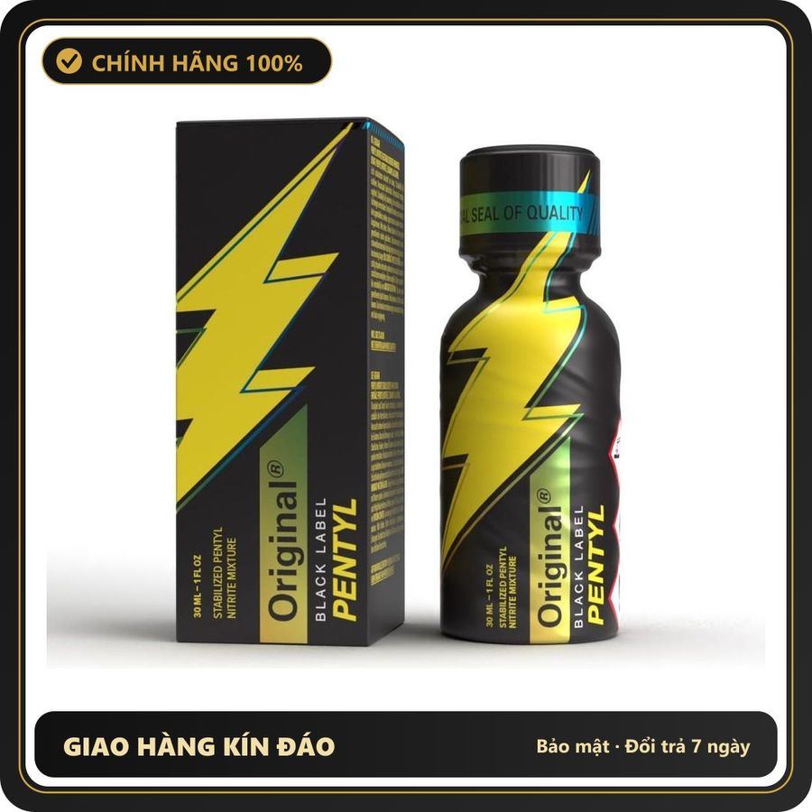 Popper Chính Hãng Tăng Cảm Xúc Cho Cuộc Yêu Popper ⚡Original Black Label Pentyl⚡30ml - Snapshop Chính Hãng