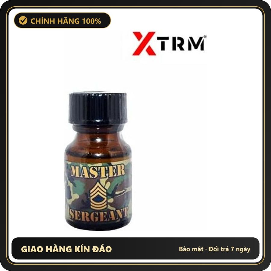 Popper Chính Hãng Tăng Cảm Xúc Cho Cuộc Yêu Popper XTRM Master Sergeant 10ml - Snapshop Chính Hãng