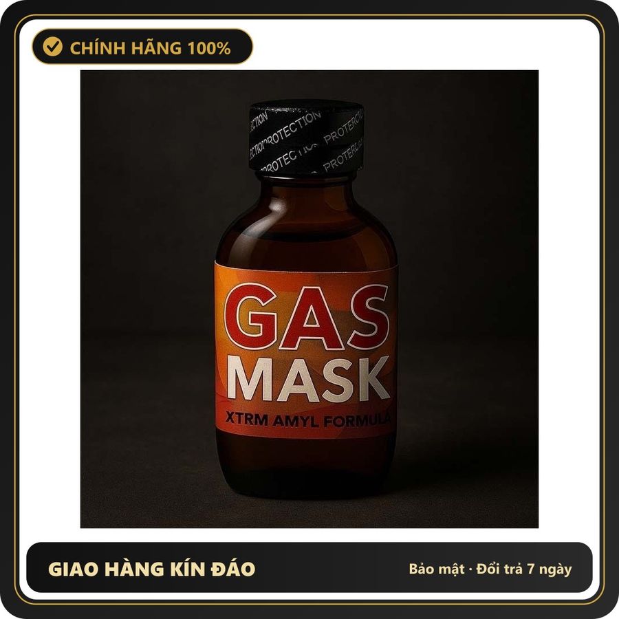 Tinh Dầu Hít Thư Giãn Dành Cho Người Lớn Popper Gasmask XTRM Amyl 30ml - Snapshop Chính Hãng