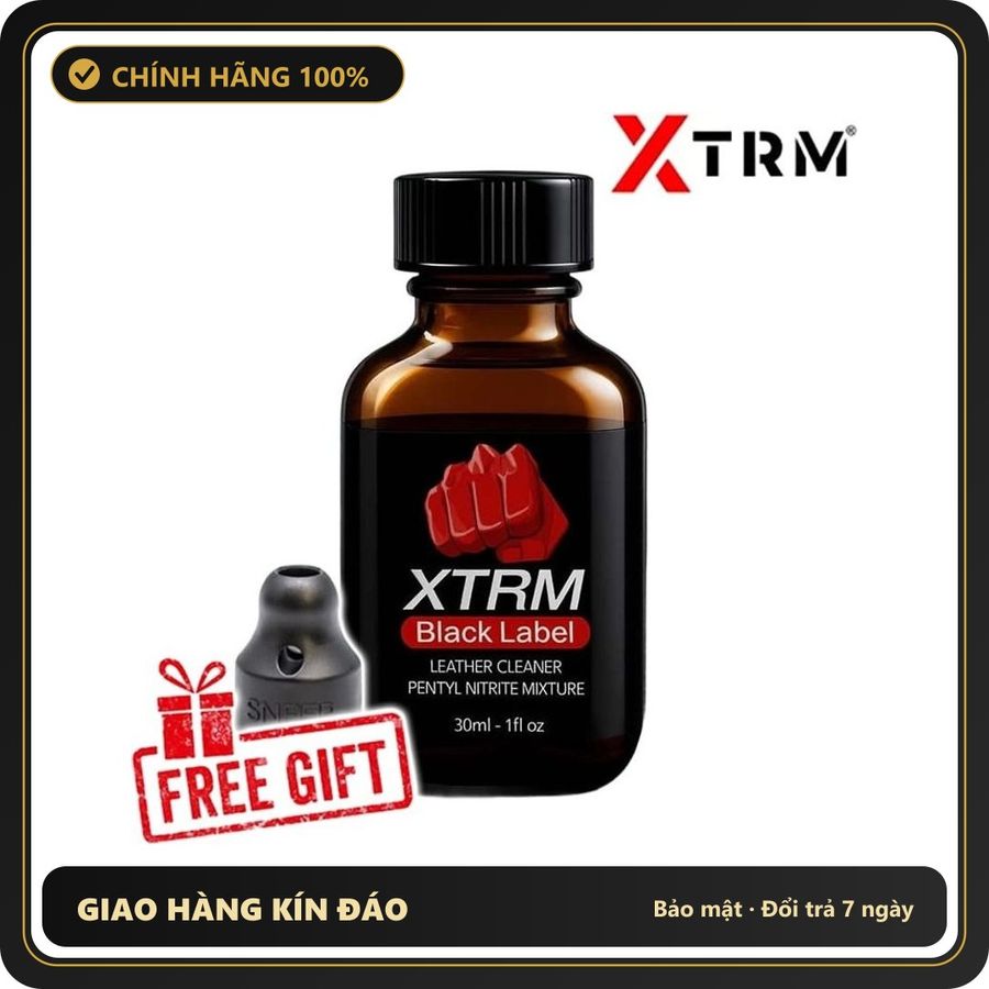 Popper Chính Hãng Tăng Cảm Xúc Cho Cuộc Yêu Popper XTRM Black Label Fist 30ml - Snapshop Chính Hãng