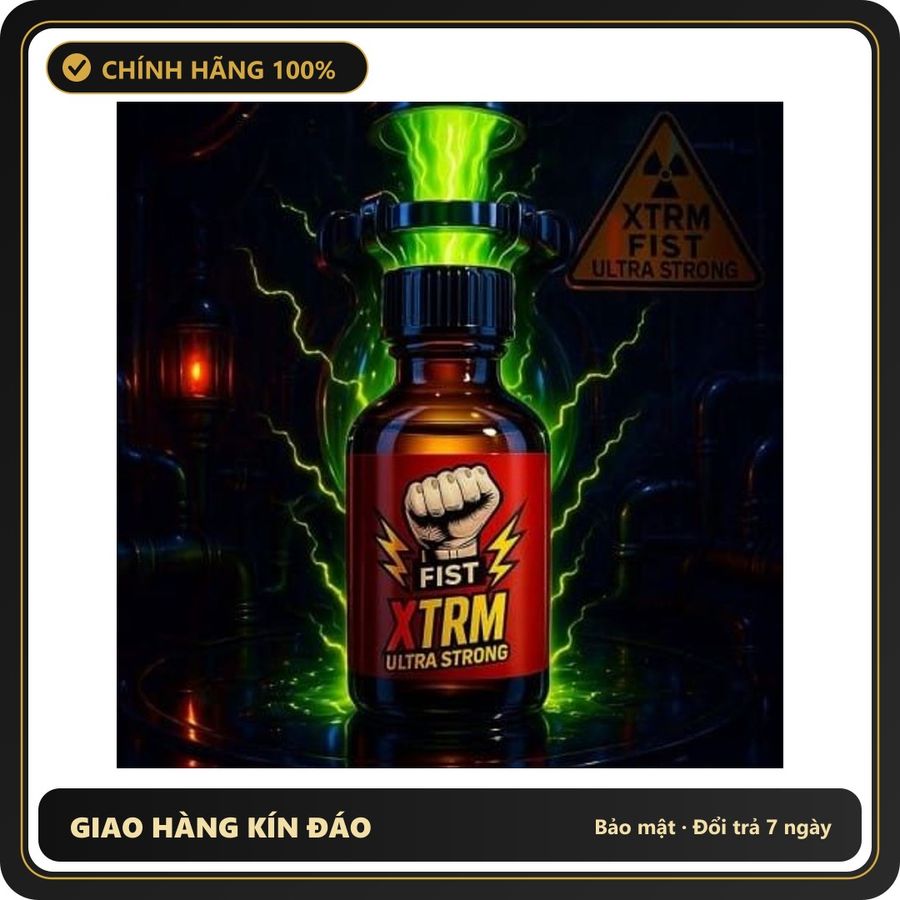 Tinh Dầu Hít Thư Giãn Dành Cho Người Lớn Popper Fist XTRM Ultra Strong 30ml - Snapshop Chính Hãng