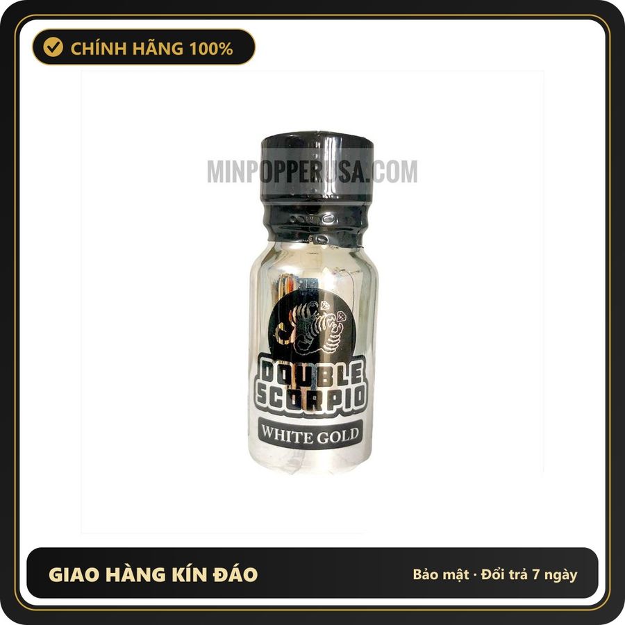 Popper Chính Hãng Tăng Cảm Xúc Cho Cuộc Yêu Popper Double Scorpio White Gold 10ml chính hãng (USA) - Snapshop Chính Hãng
