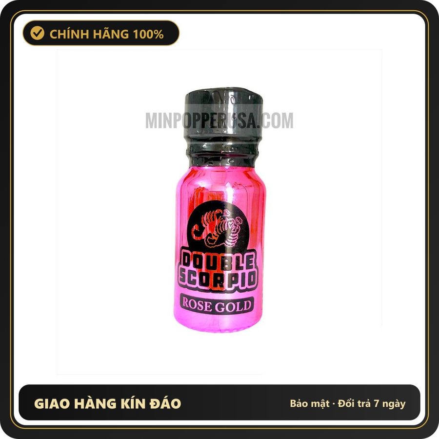 Popper Chính Hãng Tăng Cảm Xúc Cho Cuộc Yêu Popper Double Scorpio Rose Gold 10ml chính hãng (USA) - Snapshop Chính Hãng