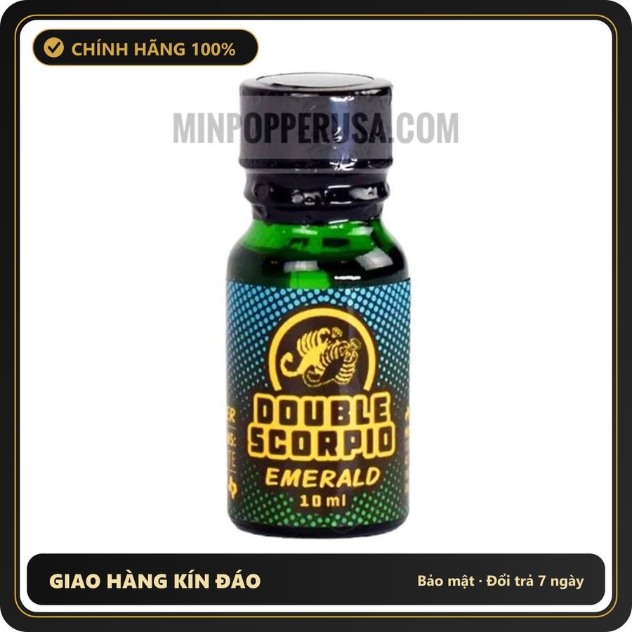 Popper Chính Hãng Tăng Cảm Xúc Cho Cuộc Yêu Popper Double Scorpio Emerald 10ml chính hãng (USA) - Snapshop Chính Hãng