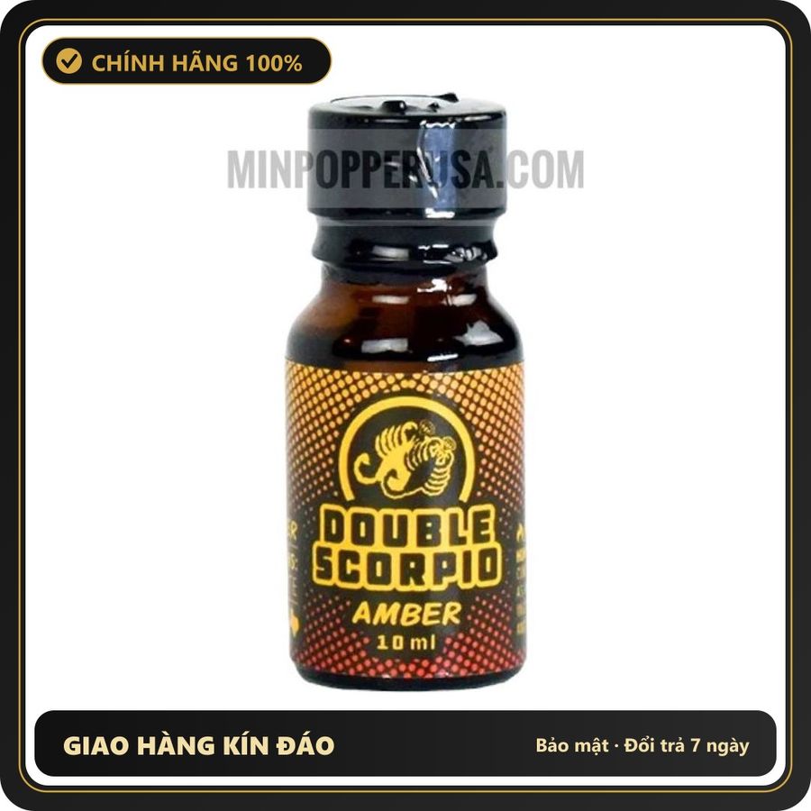 Popper Chính Hãng Tăng Cảm Xúc Cho Cuộc Yêu Popper Double Scorpio Amber 10ml chính hãng (USA) - Snapshop Chính Hãng