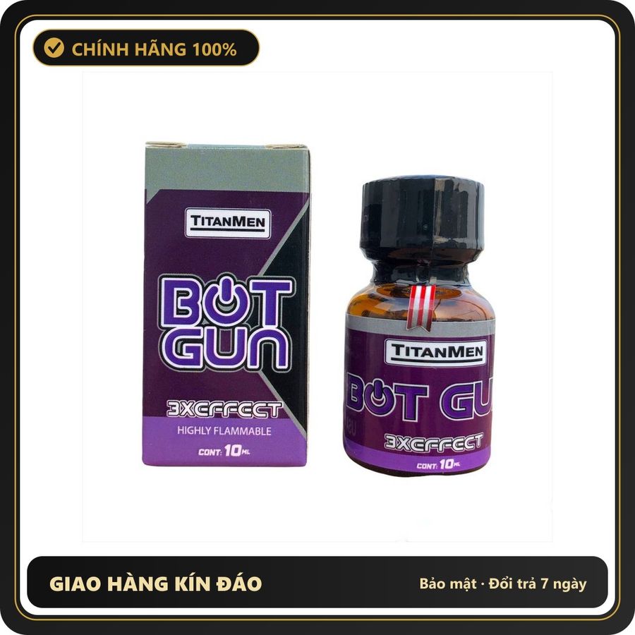 Popper Chính Hãng Tăng Cảm Xúc Cho Cuộc Yêu Popper Titanmen Bot Gun 10ml hương trái cây say đắm - Snapshop Chính Hãng