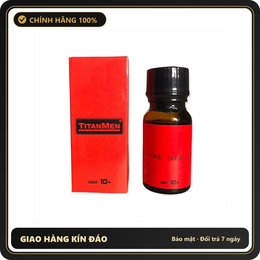 Popper Chính Hãng Tăng Cảm Xúc Cho Cuộc Yêu Popper Titanmen for Bot mẫu mới cực mạnh 10ml - Snapshop Chính Hãng
