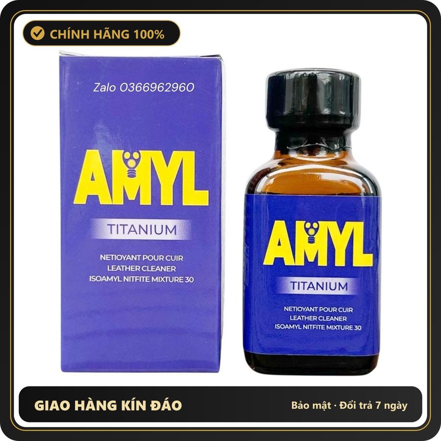 Popper Chính Hãng Tăng Cảm Xúc Cho Cuộc Yêu Popper Amyl Titanium 30ml - Snapshop Chính Hãng