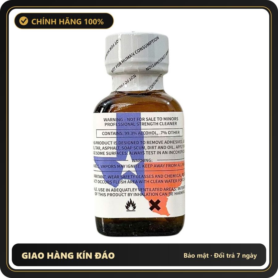 Popper Chính Hãng Tăng Cảm Xúc Cho Cuộc Yêu Popper Texas 30ml chính hãng (USA) - Snapshop Chính Hãng