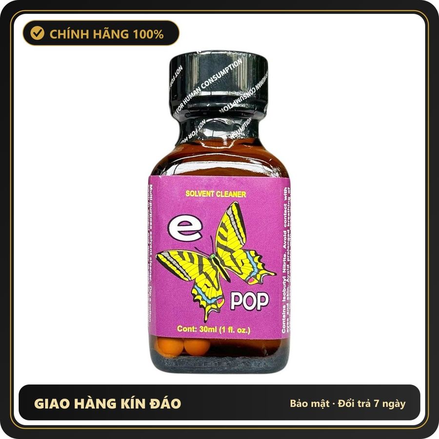 Popper Chính Hãng Tăng Cảm Xúc Cho Cuộc Yêu Popper E Pop 30ml chính hãng (USA) - Snapshop Chính Hãng