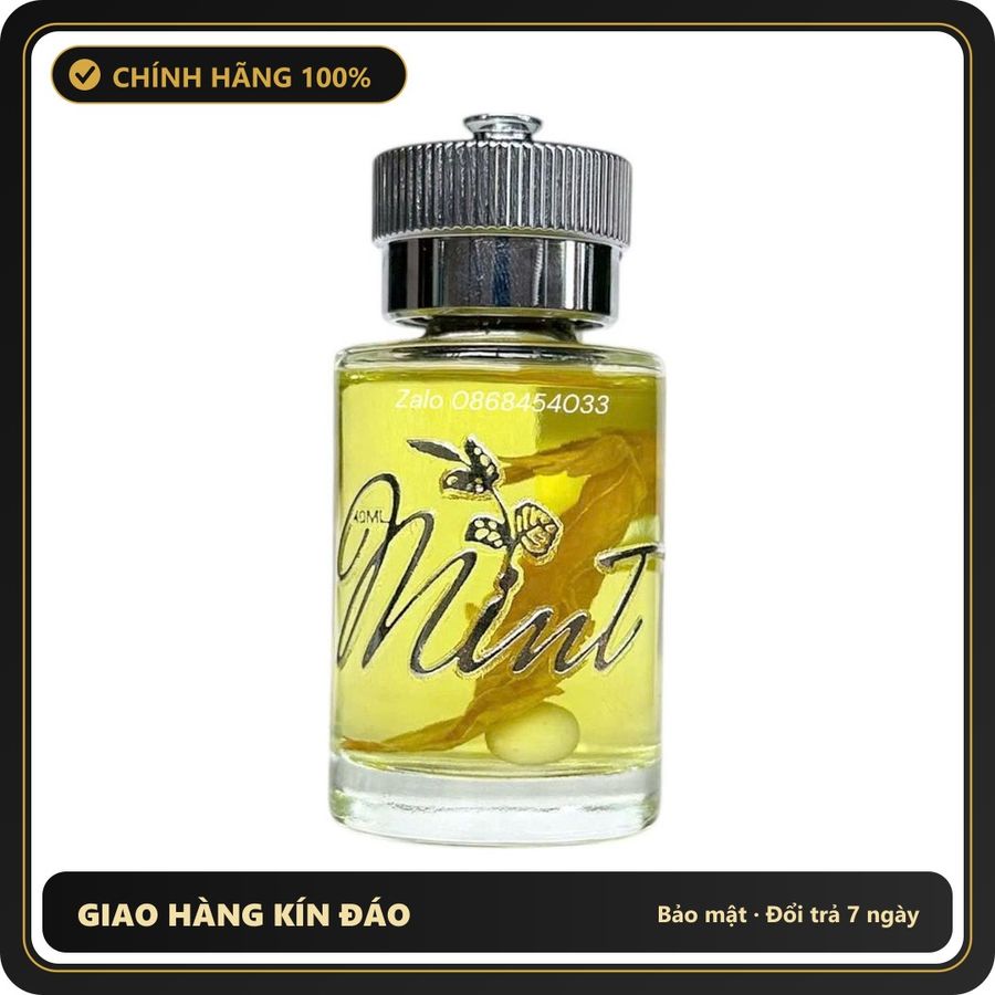 Popper Chính Hãng Tăng Cảm Xúc Cho Cuộc Yêu Popper MrB Mint hương bạc hà tươi mới cực êm 40ml - Snapshop Chính Hãng