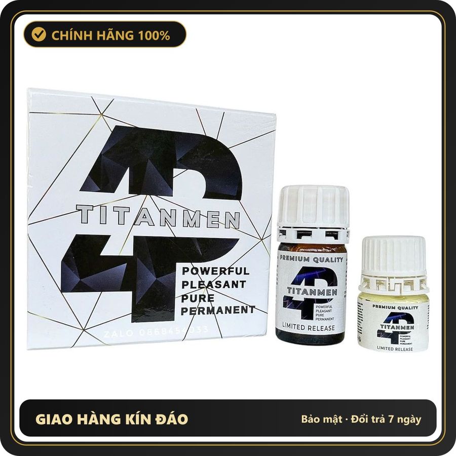 Popper Chính Hãng Tăng Cảm Xúc Cho Cuộc Yêu Popper Titanmen 4P 60ml tác dụng mạnh mẽ - Snapshop Chính Hãng