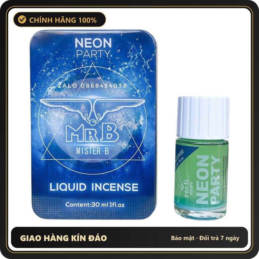 Popper Chính Hãng Tăng Cảm Xúc Cho Cuộc Yêu Popper Neon Party cực mạnh 30ml - Snapshop Chính Hãng