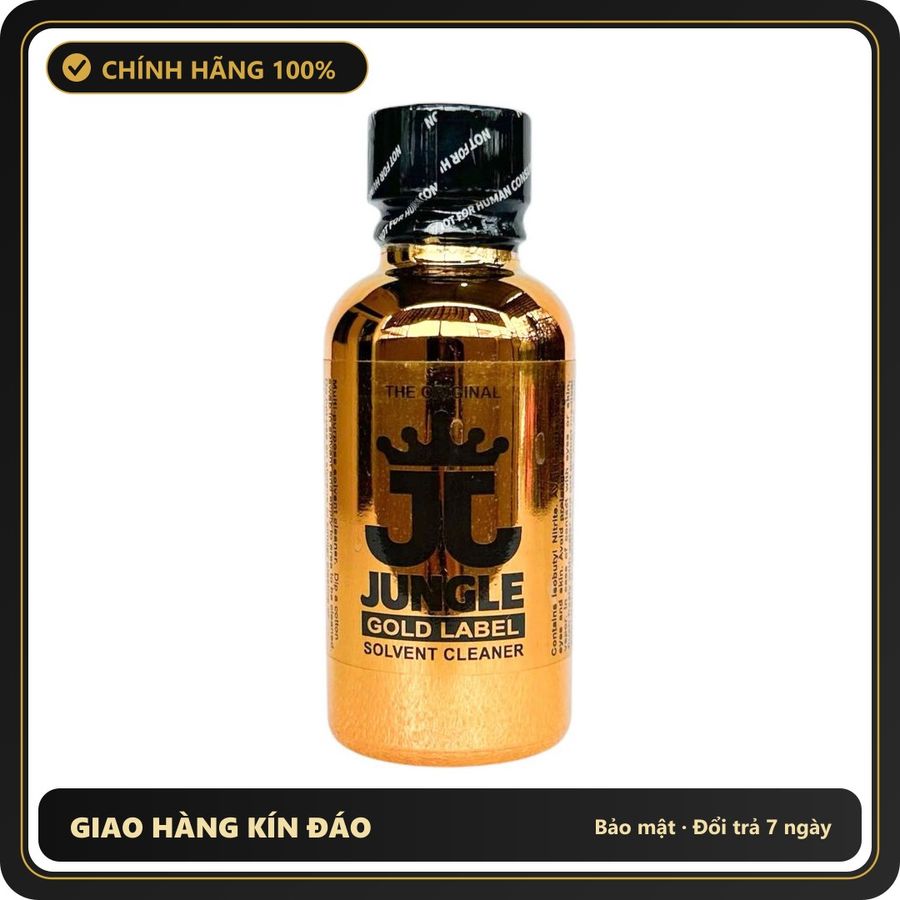 Popper Chính Hãng Tăng Cảm Xúc Cho Cuộc Yêu Popper Jungle Gold Label 30ml chính hãng (USA) - Snapshop Chính Hãng