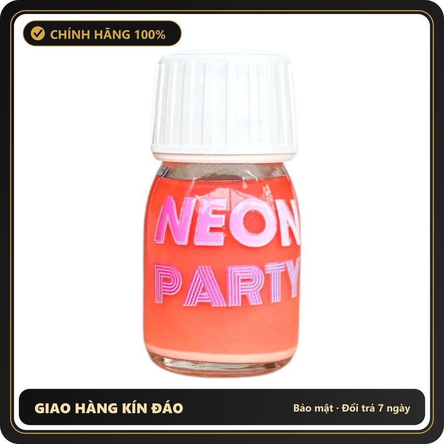 Popper Chính Hãng Tăng Cảm Xúc Cho Cuộc Yêu Popper Neon Party hương hoa 40ml - Snapshop Chính Hãng