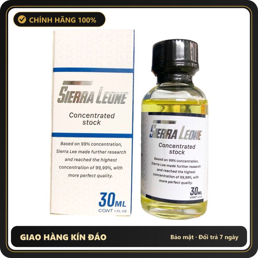 Popper Chính Hãng Tăng Cảm Xúc Cho Cuộc Yêu Popper Sierra Leone 30ml (mới) - Snapshop Chính Hãng