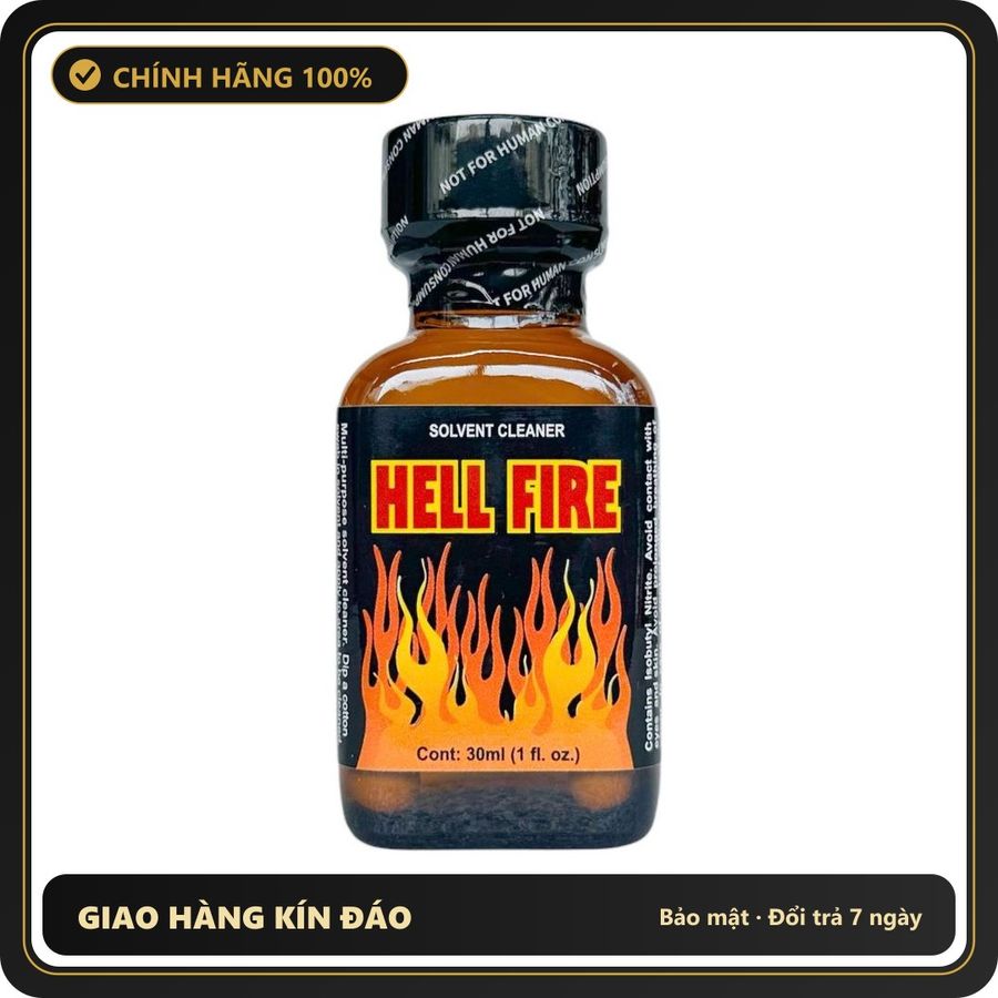 Popper Chính Hãng Tăng Cảm Xúc Cho Cuộc Yêu Popper Hell Fire 30ml chính hãng (USA) - Snapshop Chính Hãng