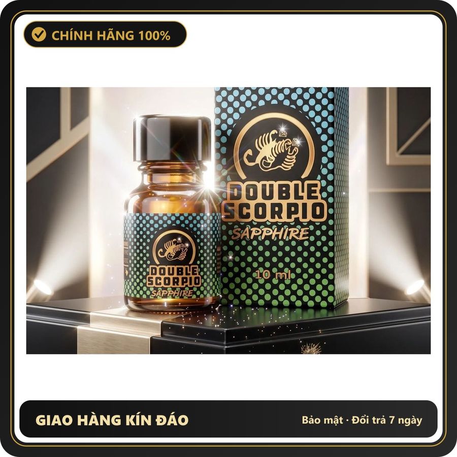 Tinh Dầu Hít Thư Giãn Dành Cho Người Lớn Popper Double Scorpio Emerald 10ml Chính Hãng Cho Top Lên Êm Bền Bỉ - Snapshop Chính Hãng