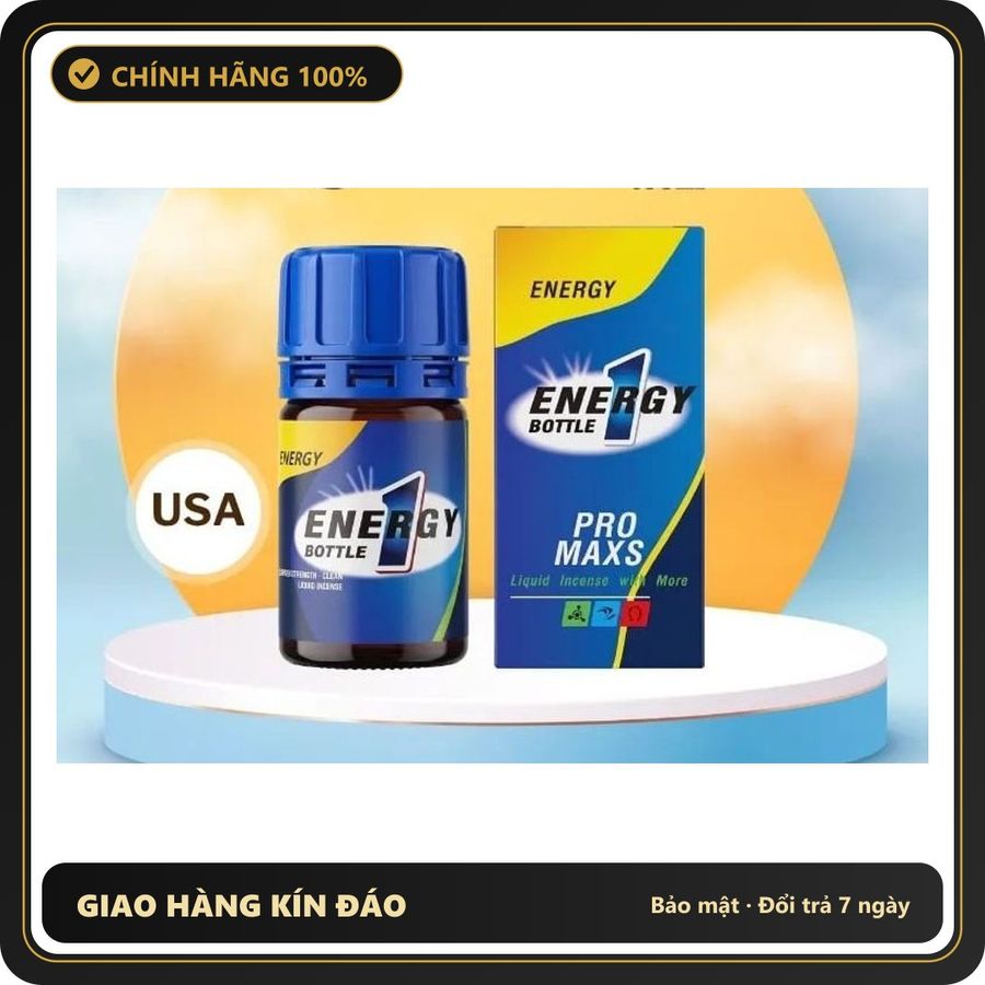 Popper Chính Hãng Tăng Cảm Xúc Cho Cuộc Yêu Popper Energy One 40ml Pro Maxs Đô Mạnh Tăng Khoái Cảm Cực Đỉnh - Snapshop Chính Hãng
