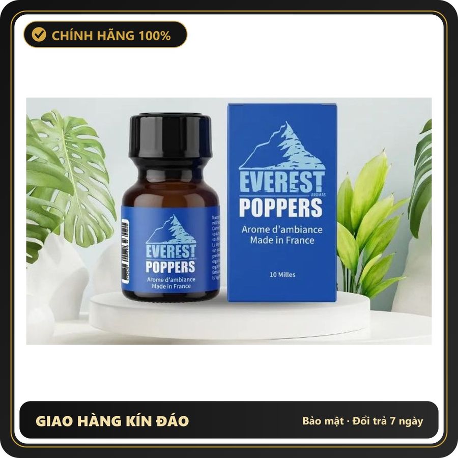 Popper Chính Hãng Tăng Cảm Xúc Cho Cuộc Yêu Popper Everest Blue 10ml Chính Hãng Cực Chiến Tăng Bản Lĩnh Cho Top - Snapshop Chính Hãng
