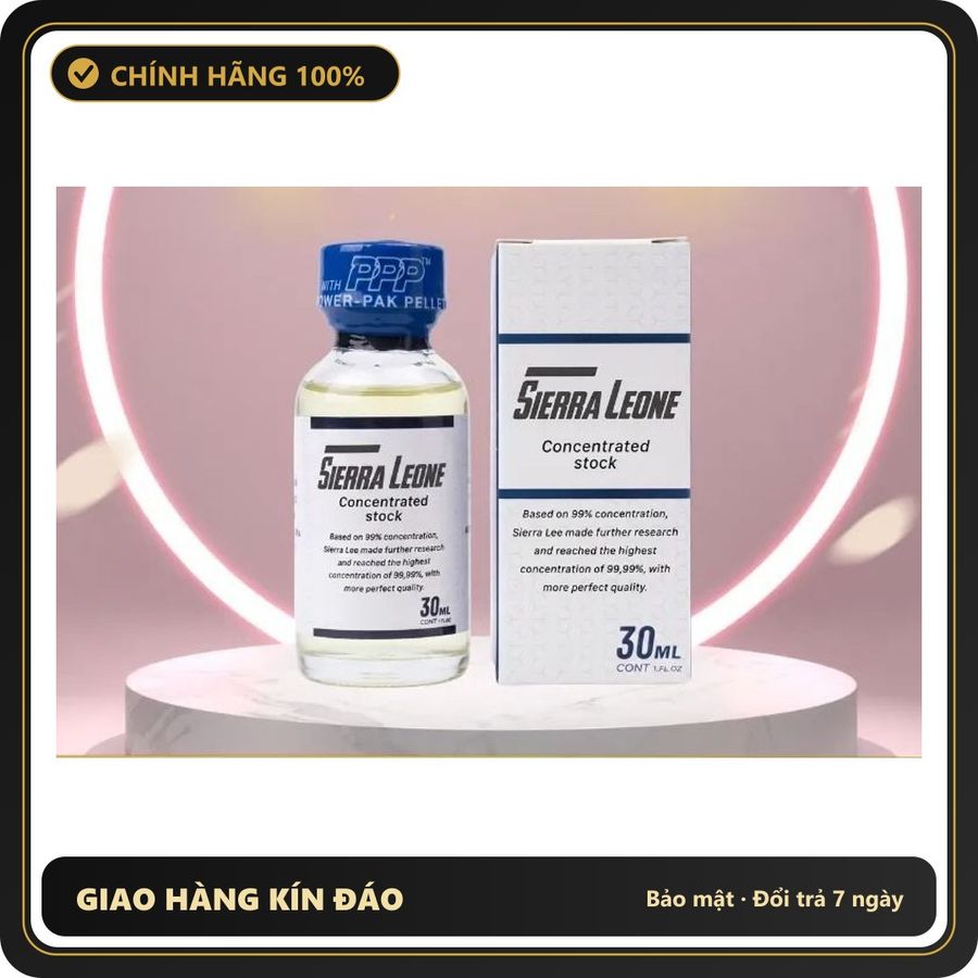 Popper Chính Hãng Tăng Cảm Xúc Cho Cuộc Yêu Popper Sierra Leone 30ml Tinh Khiết 99.99% - Êm Sâu Không Đau Đầu - Snapshop Chính Hãng