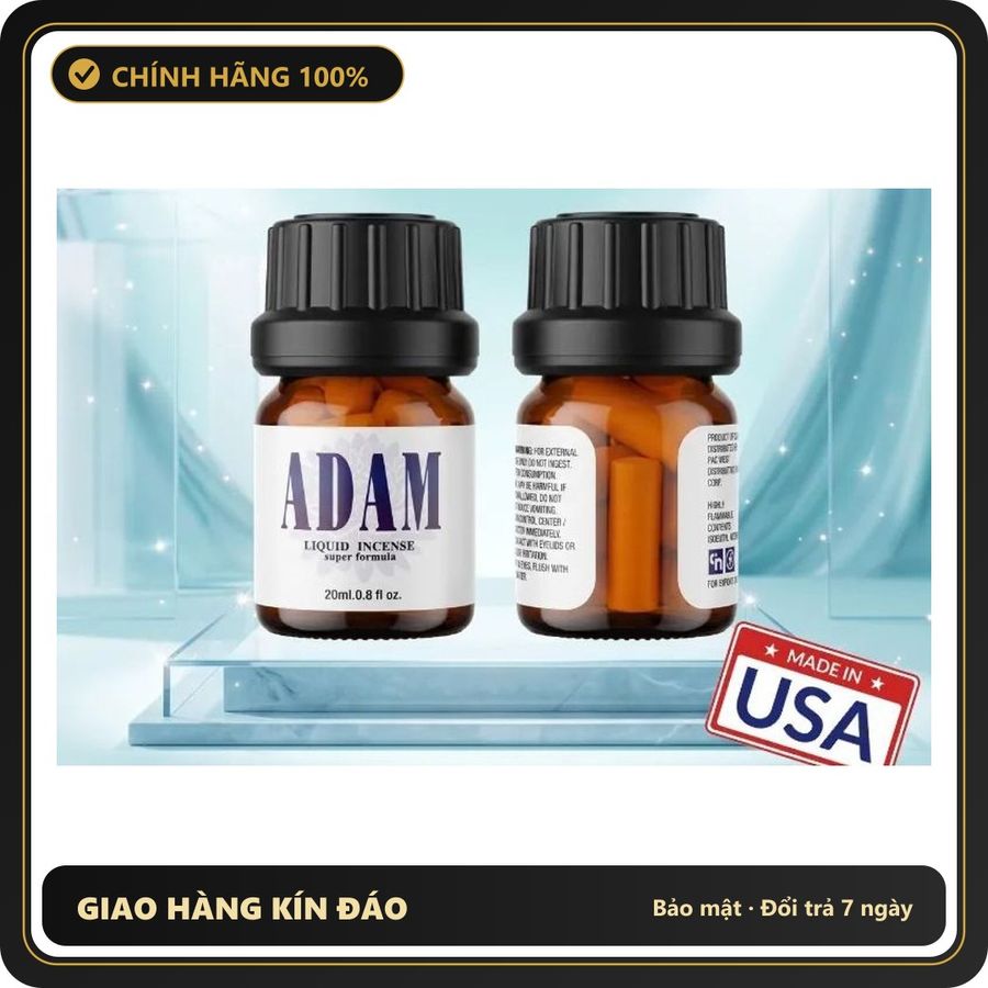 Popper Chính Hãng Tăng Cảm Xúc Cho Cuộc Yêu Popper Khô Adam USA 20ml Cho Top Cực Chiến, Chính Hãng - Snapshop Chính Hãng