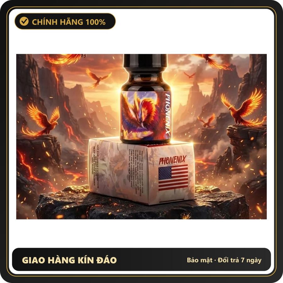 Tinh Dầu Hít Thư Giãn Dành Cho Người Lớn Popper Phonenix 10ml USA | Bot Nuốt Cỡ Khủng Không Đau - Snapshop Chính Hãng