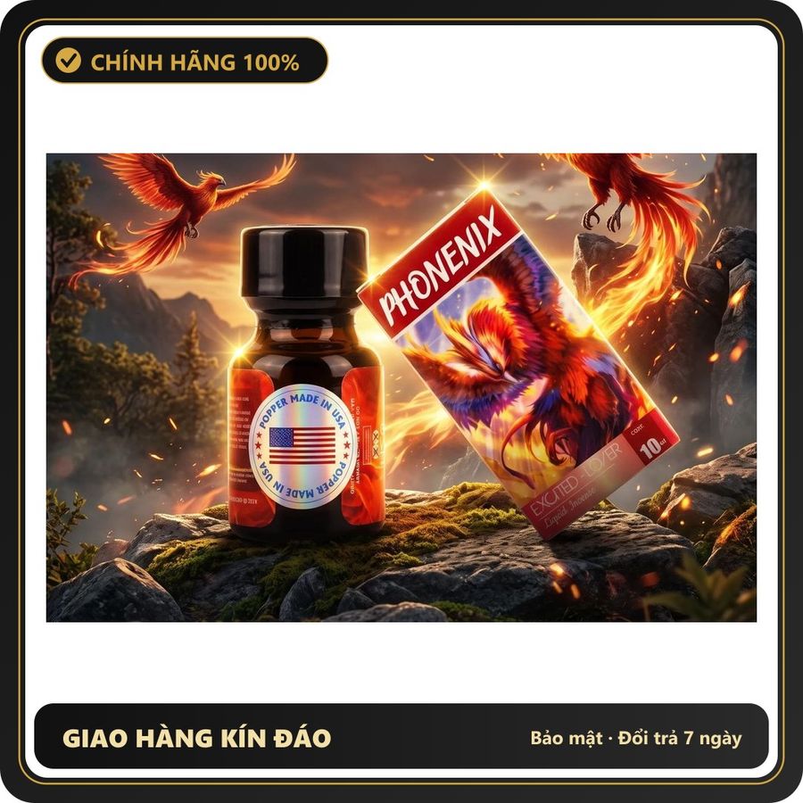 Popper Nhập Khẩu Giúp Thả Lỏng Và Dễ Chịu Popper Phonenix 10ml USA | Bot Nuốt Cỡ Khủng Không Đau - Snapshop Chính Hãng