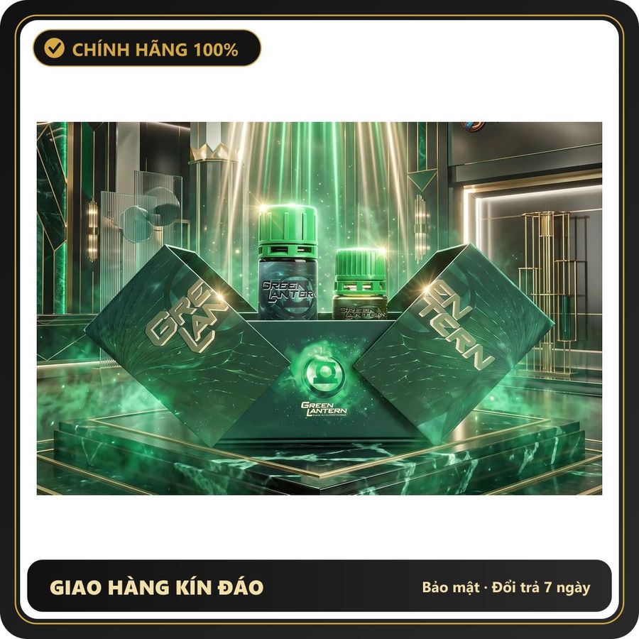 Tinh Dầu Hít Thư Giãn Dành Cho Người Lớn Combo Popper Green Lantern Hộp Sức Mạnh Độc Quyền Cao Cấp Mỹ - Snapshop Chính Hãng