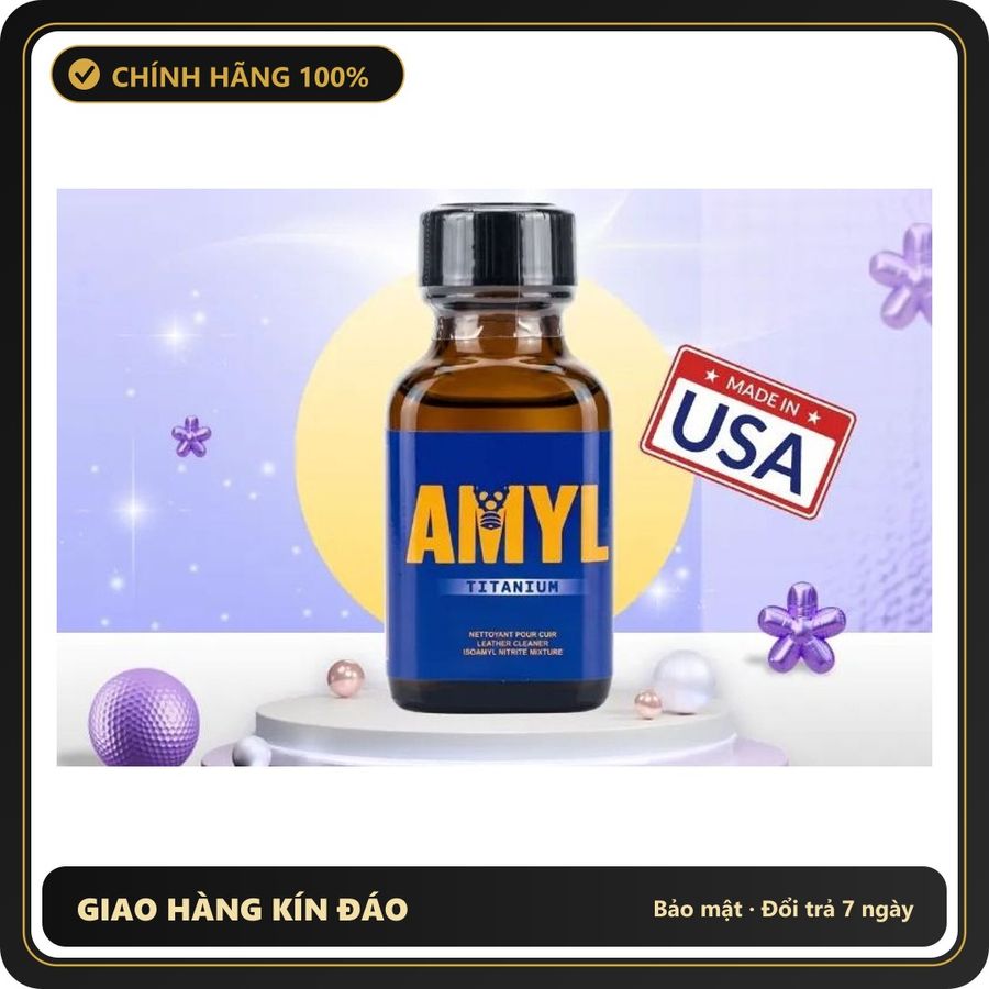 Popper Chính Hãng Tăng Cảm Xúc Cho Cuộc Yêu Popper Amyl VIP 30ml PWD USA Thuần Khiết Mạnh Mẽ Không Nhức Đầu - Snapshop Chính Hãng