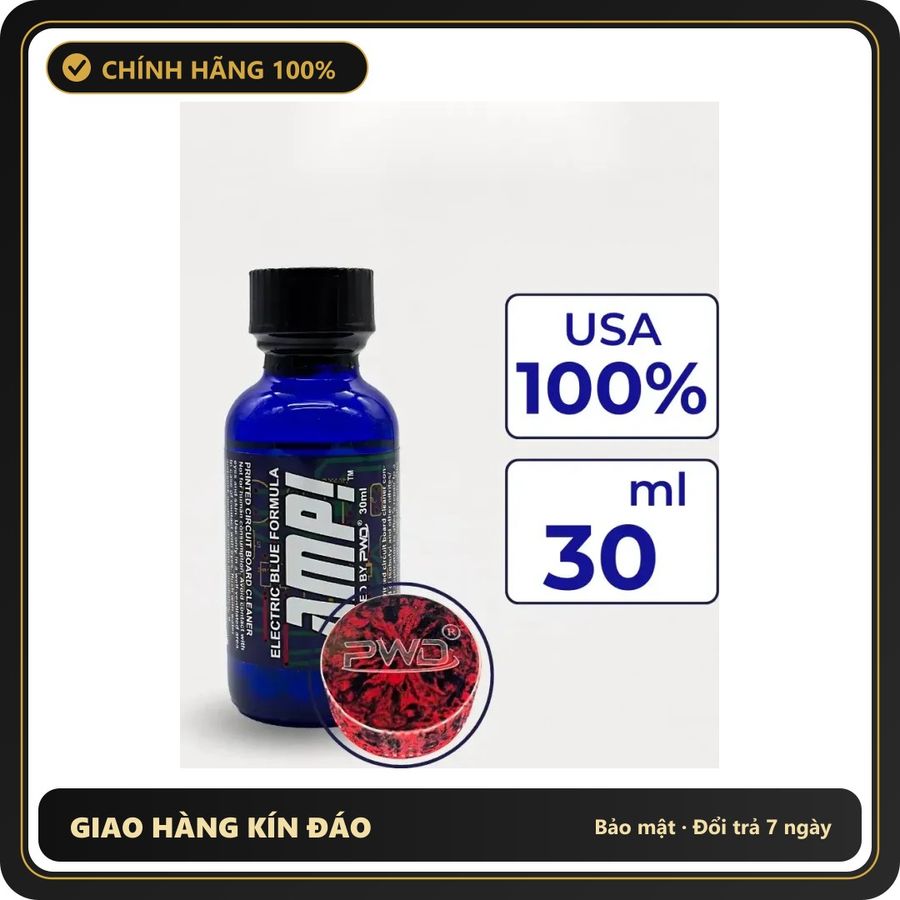 Popper Chính Hãng Tăng Cảm Xúc Cho Cuộc Yêu AMP! Electric Blue Electric Blue USA Popper 30ml - Snapshop Chính Hãng