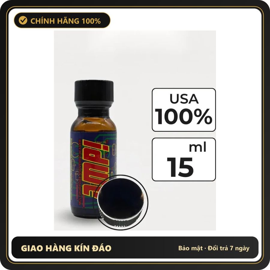 Popper Chính Hãng Tăng Cảm Xúc Cho Cuộc Yêu AMP! USA Popper 15ml - Snapshop Chính Hãng