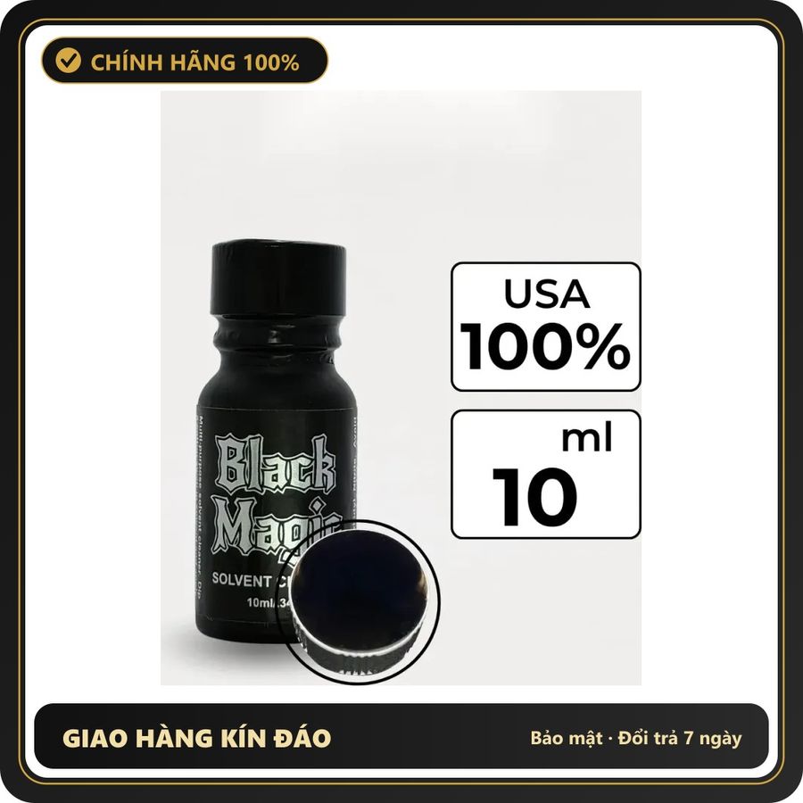 Popper Chính Hãng Tăng Cảm Xúc Cho Cuộc Yêu Popper Black Magic 10ml - Snapshop Chính Hãng