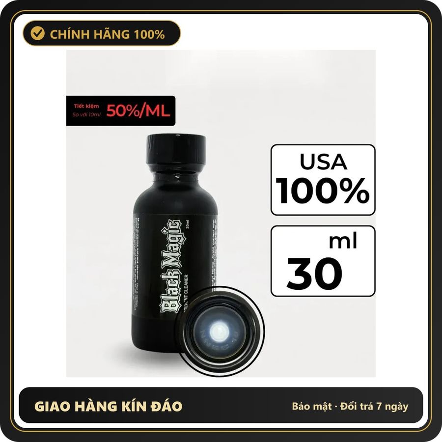 Popper Chính Hãng Tăng Cảm Xúc Cho Cuộc Yêu Popper Black Magic 30ml - Snapshop Chính Hãng