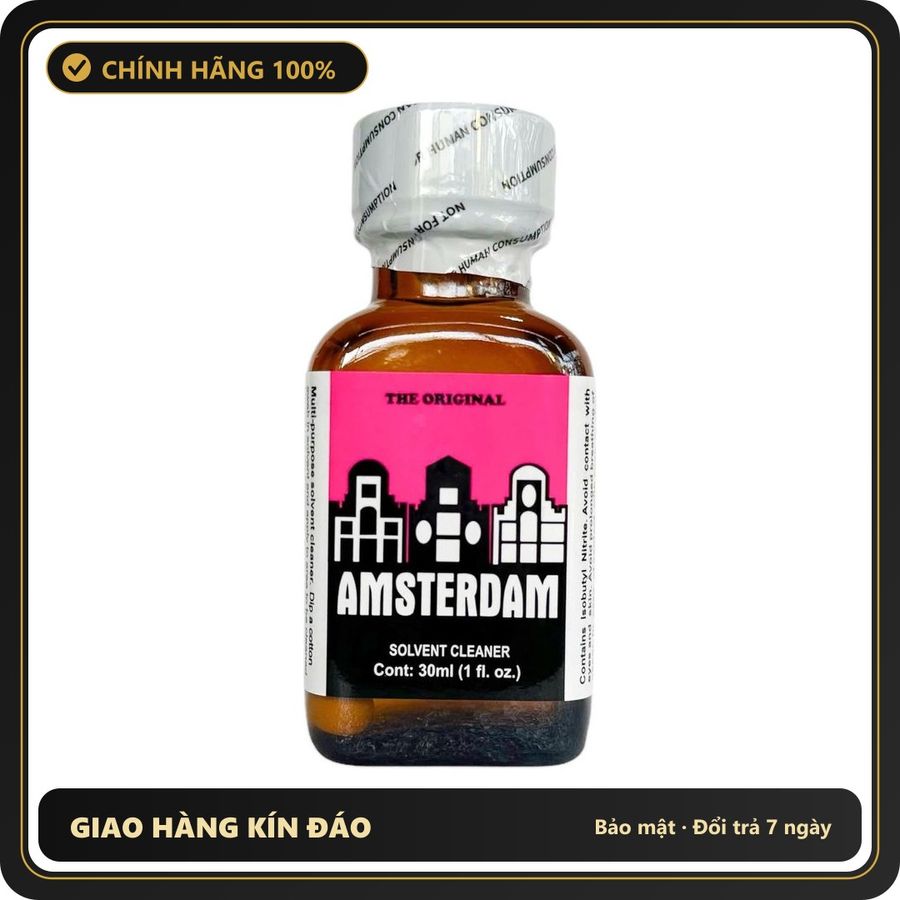 Popper Chính Hãng Tăng Cảm Xúc Cho Cuộc Yêu Popper Amsterdam Original 30ml chính hãng (USA) - Snapshop Chính Hãng