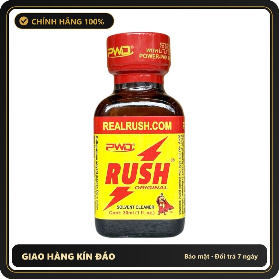 Popper Chính Hãng Tăng Cảm Xúc Cho Cuộc Yêu Popper Rush 30ml chính hãng PWD (USA) - Snapshop Chính Hãng