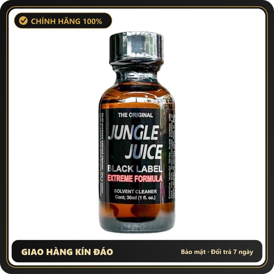 Popper Chính Hãng Tăng Cảm Xúc Cho Cuộc Yêu Popper Jungle Juice Black label 30ml chính hãng (USA) - Snapshop Chính Hãng