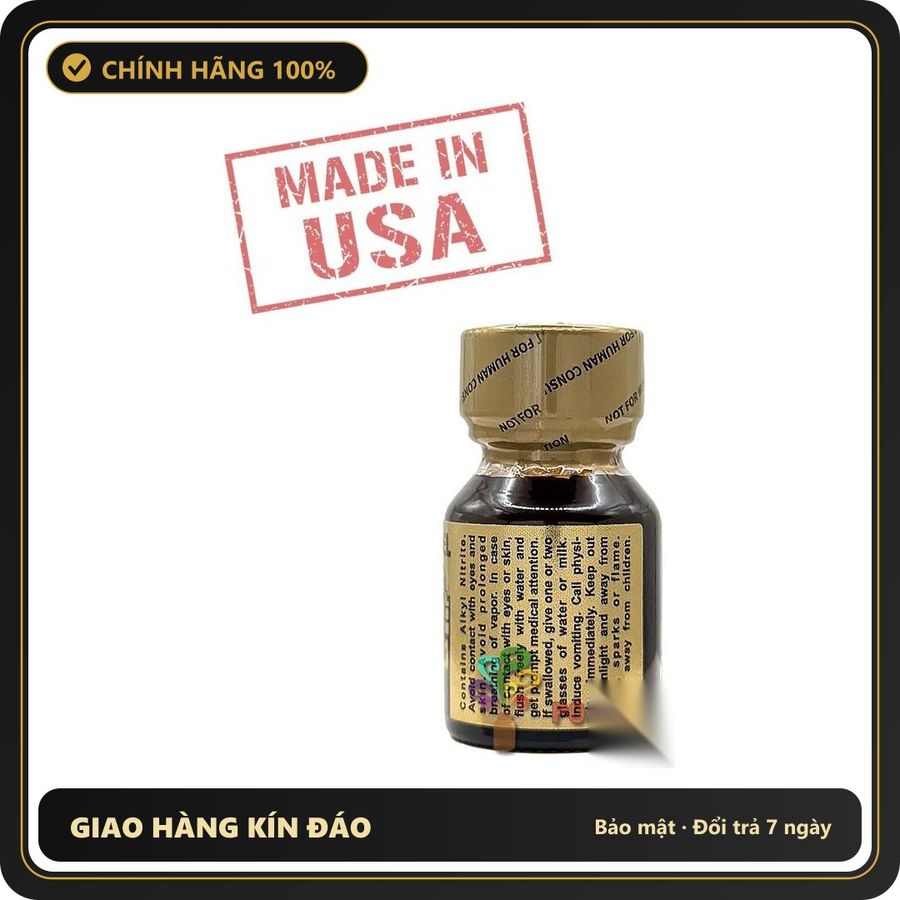 Popper Nhập Khẩu Giúp Thả Lỏng Và Dễ Chịu Poppers Amsterdam GOLD LABEL 10ml | MADE IN USA - Snapshop Chính Hãng