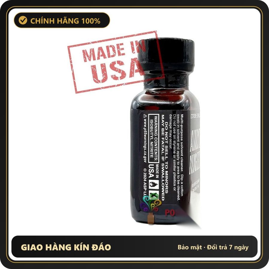 Tinh Dầu Hít Thư Giãn Dành Cho Người Lớn Amyl Night Poppers 30ml chính hãng | MADE IN USA - Snapshop Chính Hãng