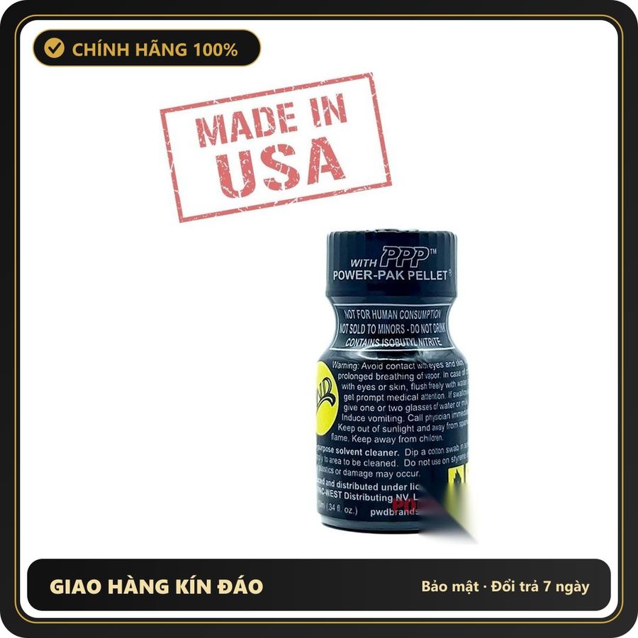 Popper Chính Hãng Tăng Cảm Xúc Cho Cuộc Yêu Bolt Heavy Duty Poppers 10ml chính hãng PWD | MADE IN USA - Snapshop Chính Hãng