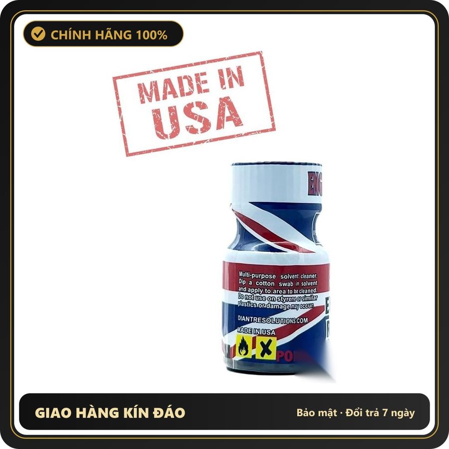 Popper Chính Hãng Tăng Cảm Xúc Cho Cuộc Yêu Poppers English ROYALE 10ml chính hãng | MADE IN USA - Snapshop Chính Hãng