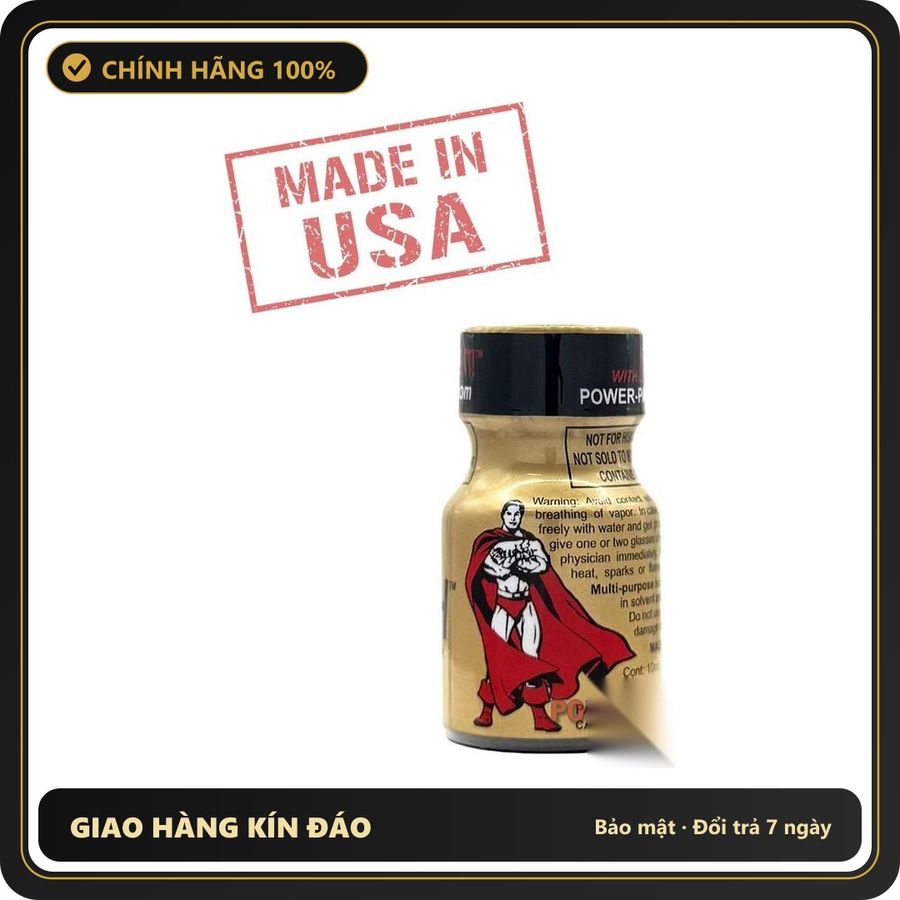 Popper Nhập Khẩu Giúp Thả Lỏng Và Dễ Chịu Rush GOLD Poppers 10ml chính hãng PWD | MADE IN USA - Snapshop Chính Hãng