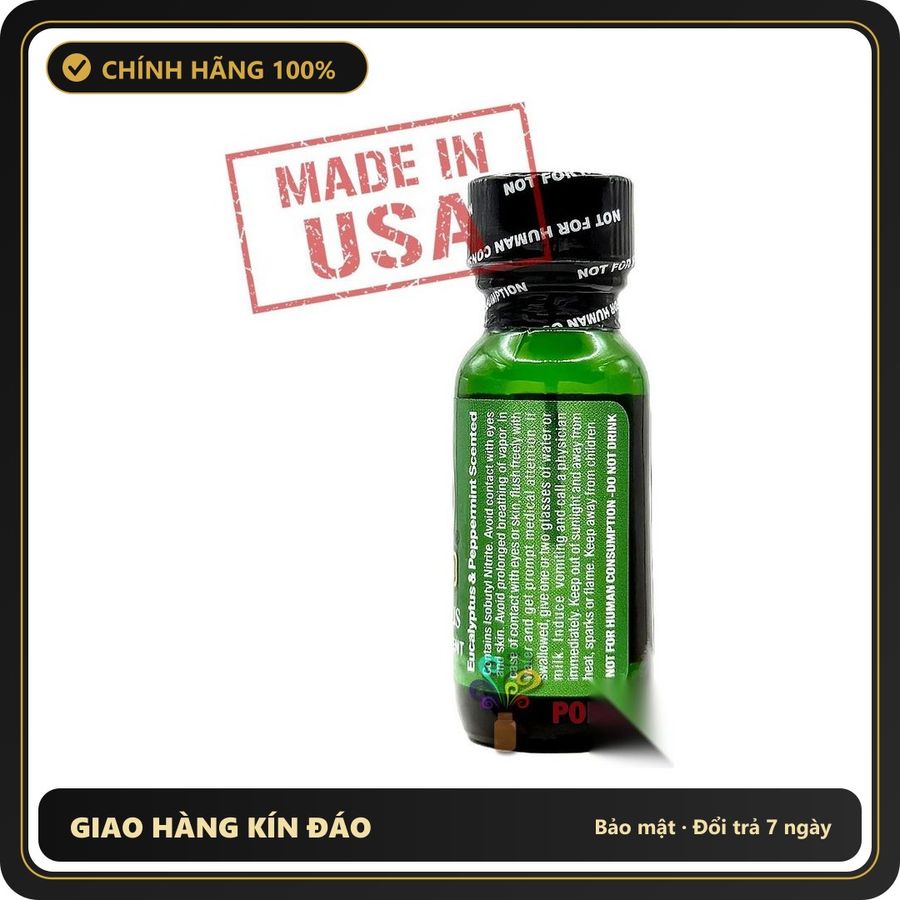Tinh Dầu Hít Thư Giãn Dành Cho Người Lớn Poppers Golden Cock EUCALYPTUS & PEPPERMINT 15ml - Scented | MADE IN USA - Snapshop Chính Hãng